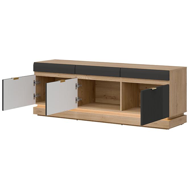 Tv Tisch Milton ML01 eiche crem torro anthrazit