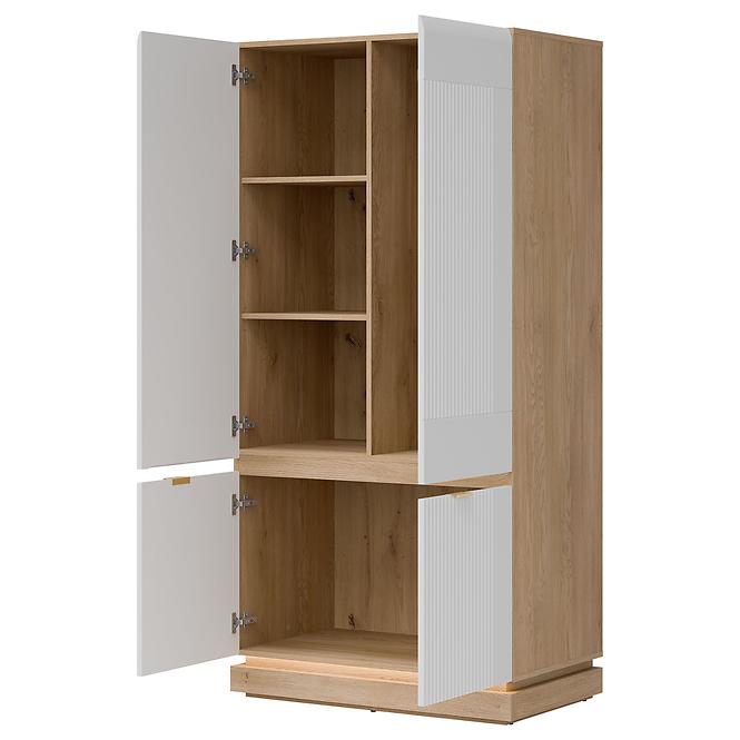 Schrank 2D Milton ML08 Dąb crem torro weiß