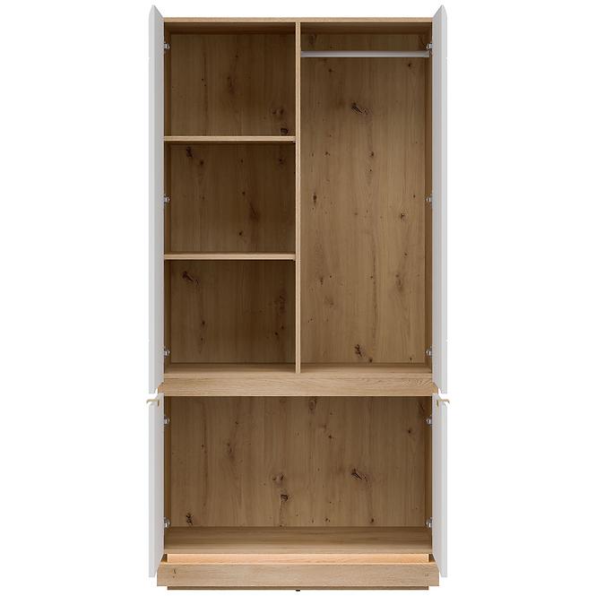 Schrank 2D Milton ML08 Dąb crem torro weiß