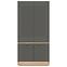 Schrank 2D Milton ML08 Dąb crem torro grau,5