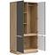 Schrank 2D Milton ML08 Dąb crem torro grau,7