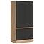 Schrank 2D Milton ML08 Dąb crem torro anthrazit