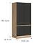 Schrank 2D Milton ML08 Dąb crem torro anthrazit,2