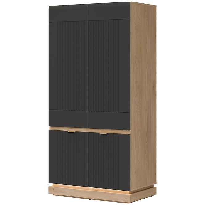 Schrank 2D Milton ML08 Dąb crem torro anthrazit