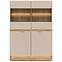 Vitrine niedrig Milton ML04 eiche crem torro kremona,4