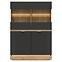 Vitrine niedrig Milton ML04 eiche crem torro anthrazit,4