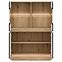 Vitrine niedrig Milton ML04 eiche crem torro anthrazit,5