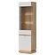Vitrine L/P Milton ML05 eiche crem torro weiß,2