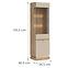 Vitrine L/P Milton ML05 eiche crem torro kremona