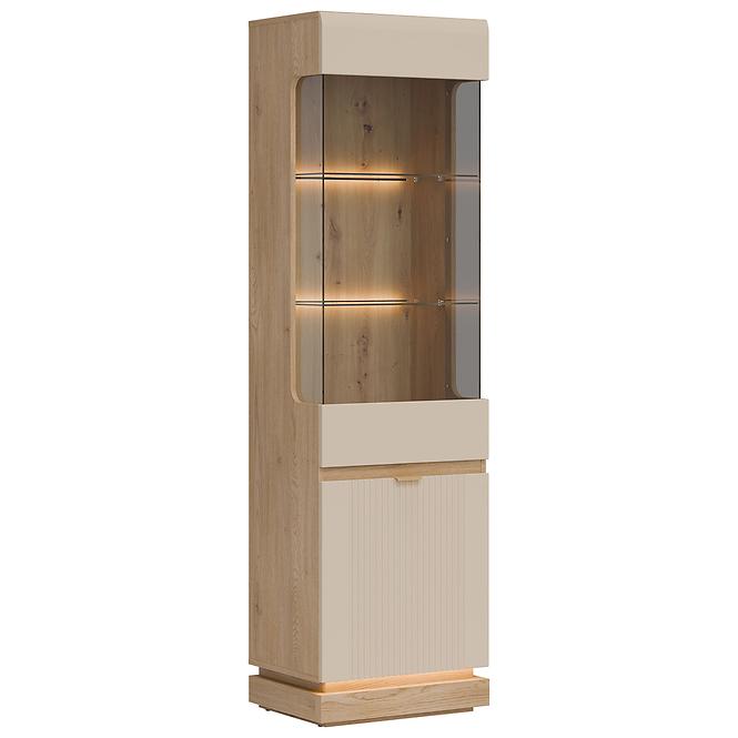 Vitrine L/P Milton ML05 eiche crem torro kremona,6