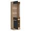 Vitrine L/P Milton ML05 eiche crem torro anthrazit,7