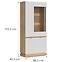 Vitrine Milton ML06 eiche crem torro weiß