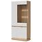 Vitrine Milton ML06 eiche crem torro weiß,2