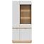 Vitrine Milton ML06 eiche crem torro weiß,4