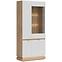 Vitrine Milton ML06 eiche crem torro weiß,6