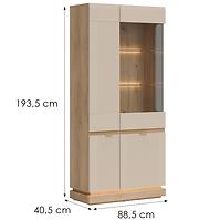 Vitrine Milton ML06 eiche crem torro kremona