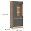 Vitrine Milton ML06 eiche crem torro grau