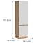 Schrank L/P Milton ML07 eiche crem torro weiß