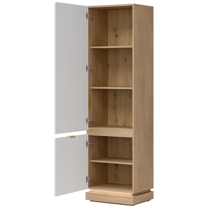 Schrank L/P Milton ML07 eiche crem torro weiß