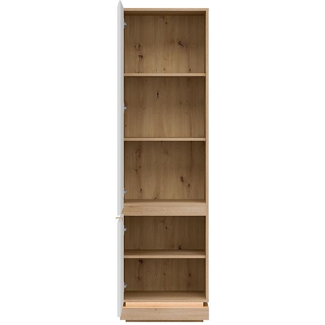 Schrank L/P Milton ML07 eiche crem torro weiß