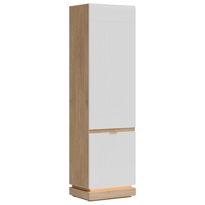Schrank L/P Milton ML07 eiche crem torro weiß
