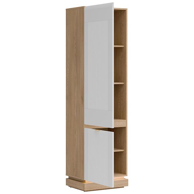 Schrank L/P Milton ML07 eiche crem torro weiß
