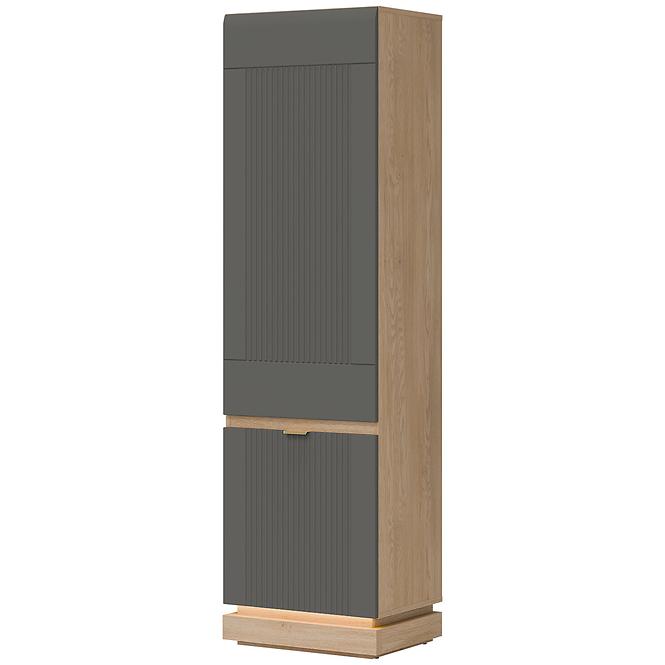 Schrank L/P Milton ML07 eiche crem torro grau,2
