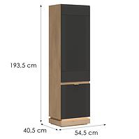 Schrank L/P Milton ML07 eiche crem torro anthrazit