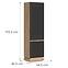 Schrank L/P Milton ML07 eiche crem torro anthrazit