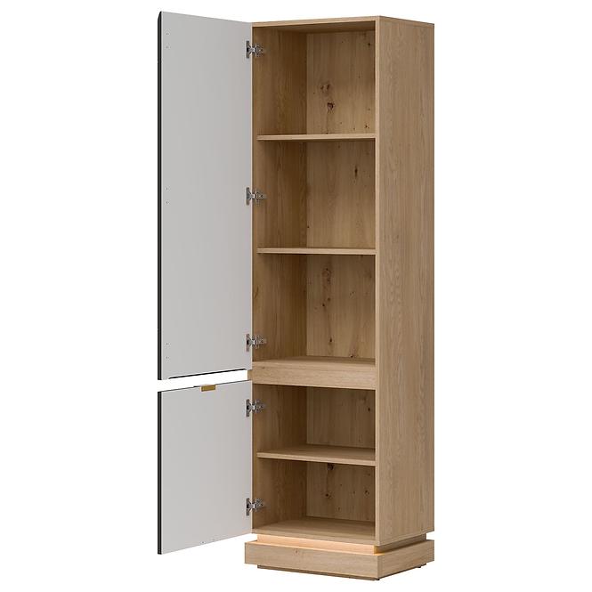 Schrank L/P Milton ML07 eiche crem torro anthrazit,3