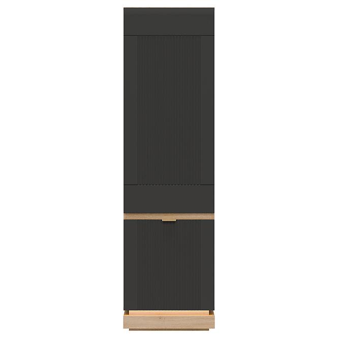 Schrank L/P Milton ML07 eiche crem torro anthrazit,4