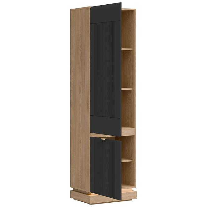 Schrank L/P Milton ML07 eiche crem torro anthrazit,7
