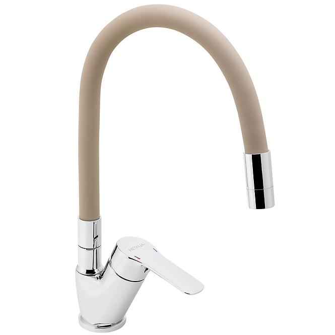 Spülbecken-Armatur, flexibel, beige, 54014F.0BE Metalia 54