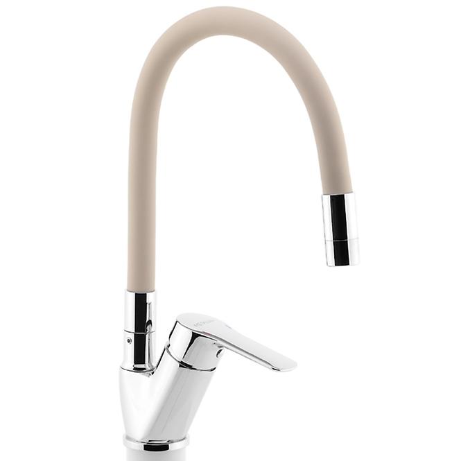 Spülbecken-Armatur, flexibel, beige, 54014F.0BE Metalia 54