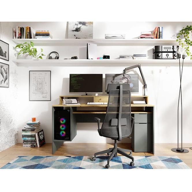 Schreibtisch 1D1SZ 60 NFSC B Grafit REX