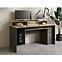 Schreibtisch 1D1SZ 60 NFSC B Grafit REX,8
