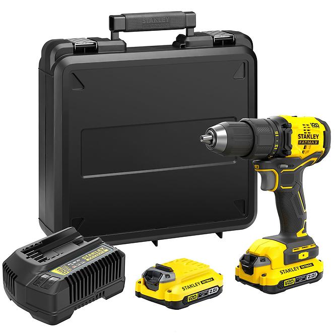 Akku-Bohrmaschine ohne Kohlebürsten Fatmax® V20 2x2.0 Ah 18V