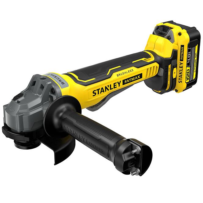 Akku-Winkelschleifer ohne Kohlebürsten Fatmax® V20 2x4.0 Ah 18V