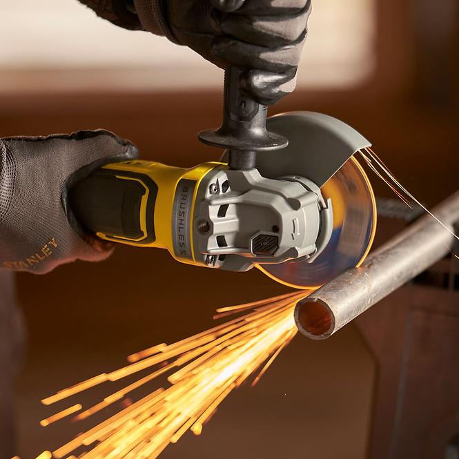 Akku-Winkelschleifer ohne Kohlebürsten Fatmax® V20 2x4.0 Ah 18V