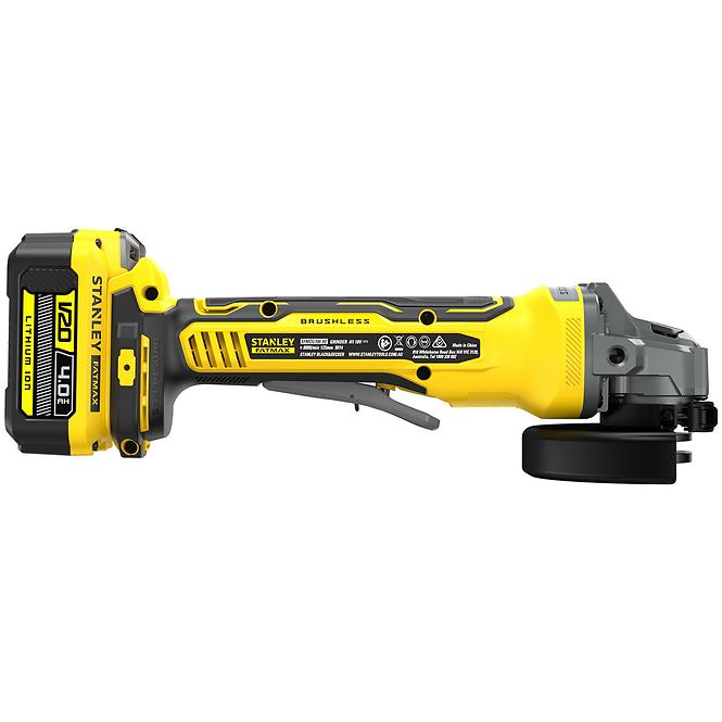 Akku-Winkelschleifer ohne Kohlebürsten Fatmax® V20 2x4.0 Ah 18V