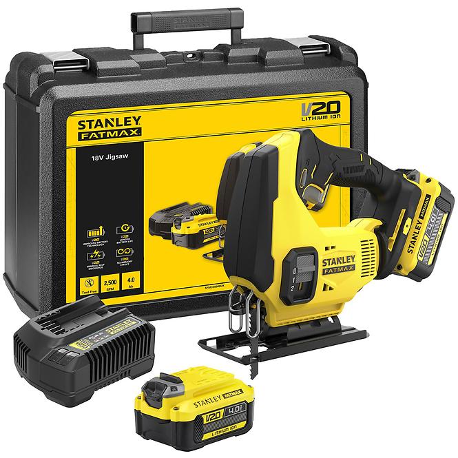 Schnurlose stichsäge Fatmax® V20 2 x4.0 Ah 18V