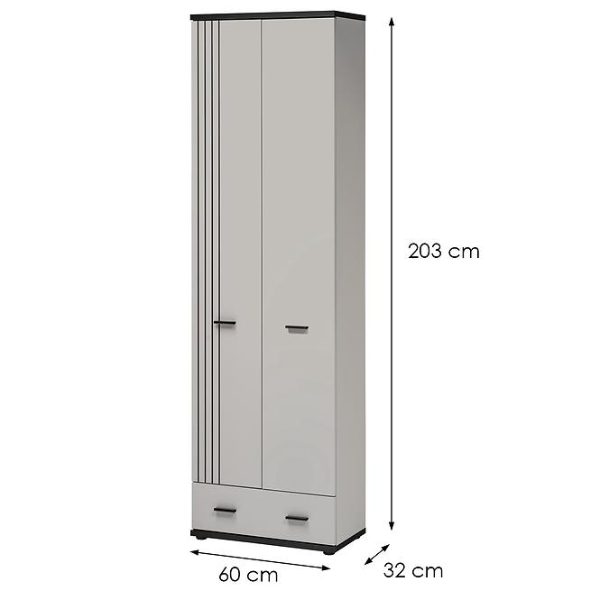 Garderobe CC HG A Kaschmir/Schwarz