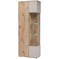 Vitrine Catalina DVC CT WSW Eiche Wiking/Kaschmir