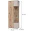 Vitrine Catalina DVC CT WSW Eiche Wiking/Kaschmir,4