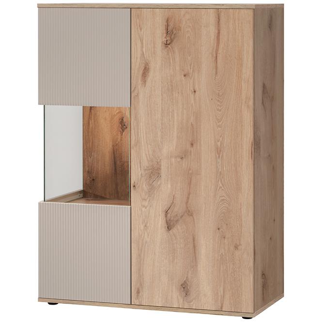 Vitrine Catalina DVC CT WSN Eiche Wiking/Kaschmir