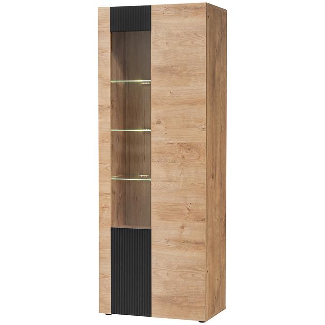 Vitrine Aron RZS AR WSN Eiche Ribbeck/Schwarz