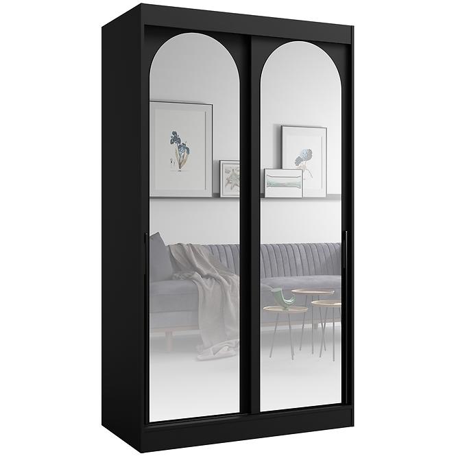 Schrank 2d Modin 120 schwarz
