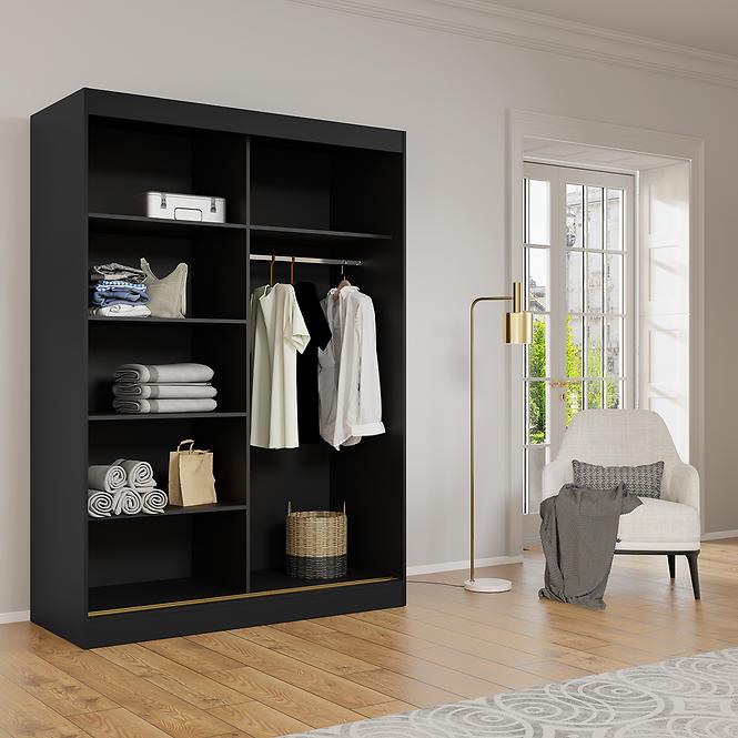 Schrank 2d Modin 120 schwarz