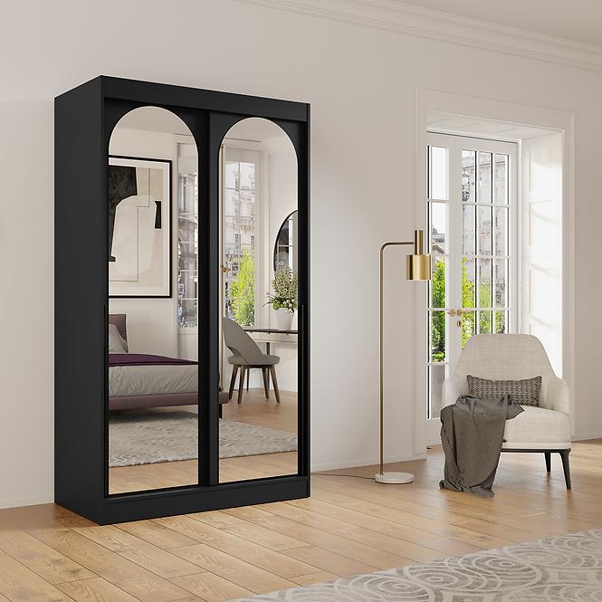 Schrank 2d Modin 120 schwarz