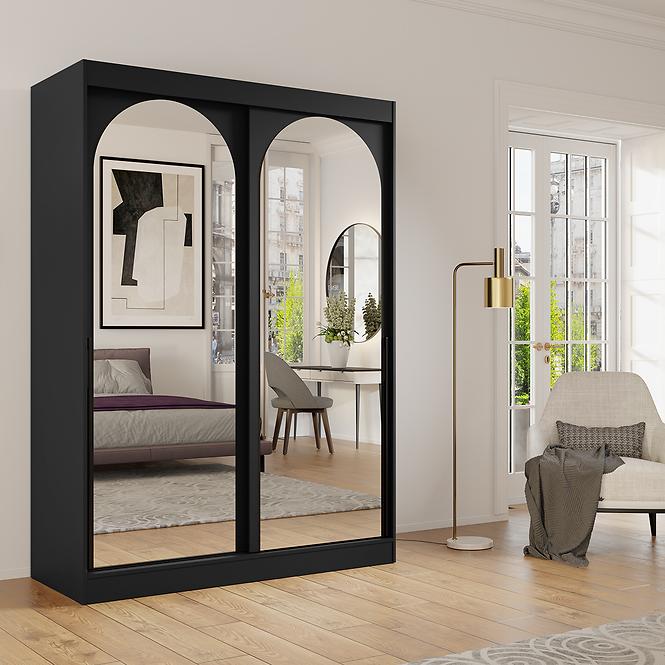 Schrank 2d Modin 150 schwarz